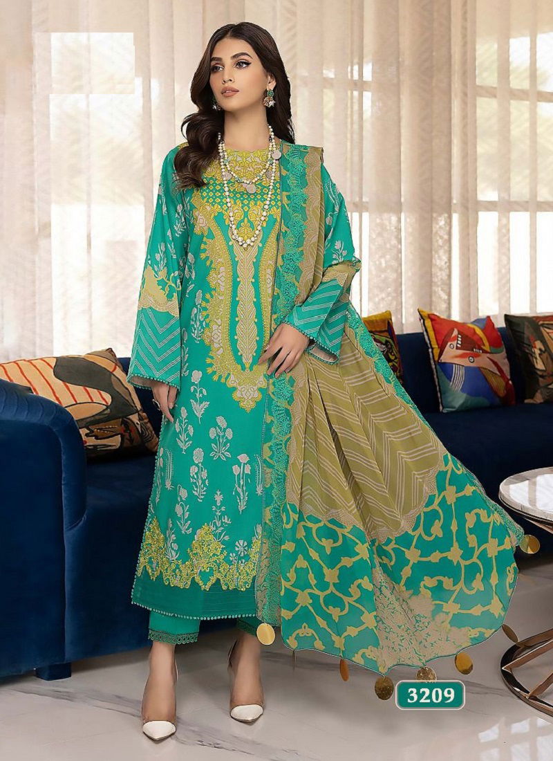 Shree Ayesha Zara Premium Collection 8 Cotton Pakistani Suits
